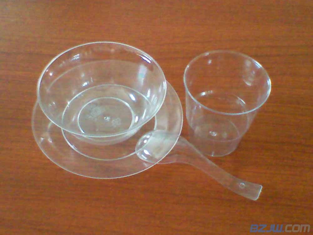 牡丹江一次性餐具批发 一次性水晶餐具 航空餐具