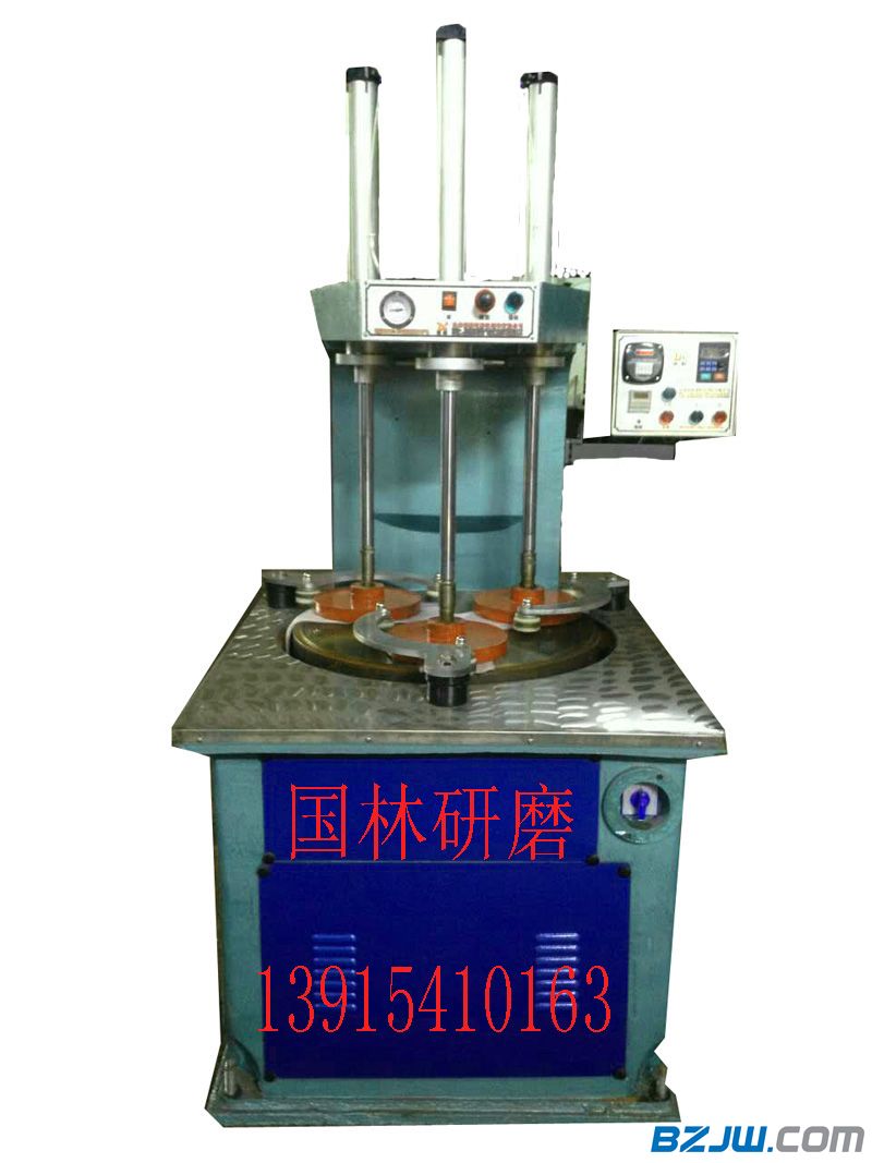 金刚石平面单面研磨机/苏州国林研磨抛光设备厂