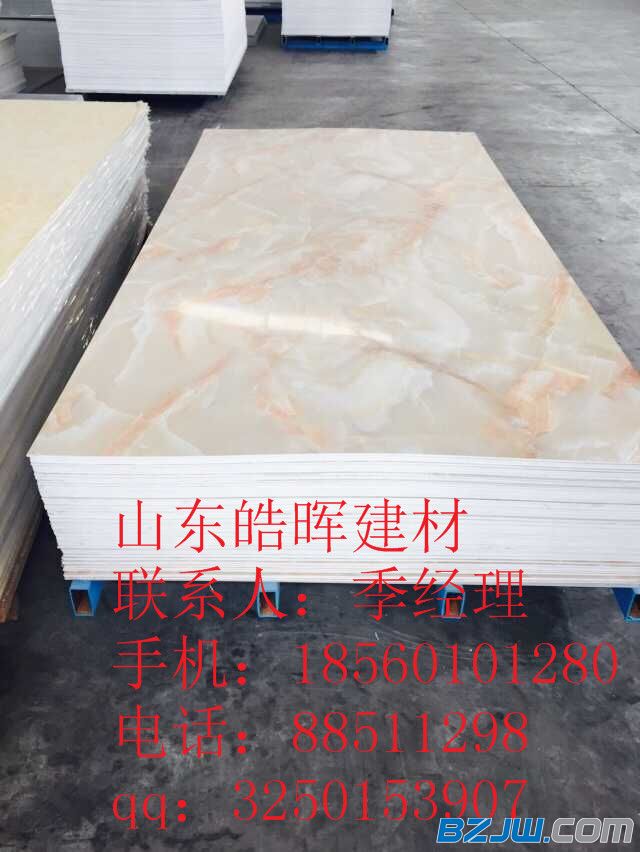 仿大理石石塑uv板线条工厂厂家