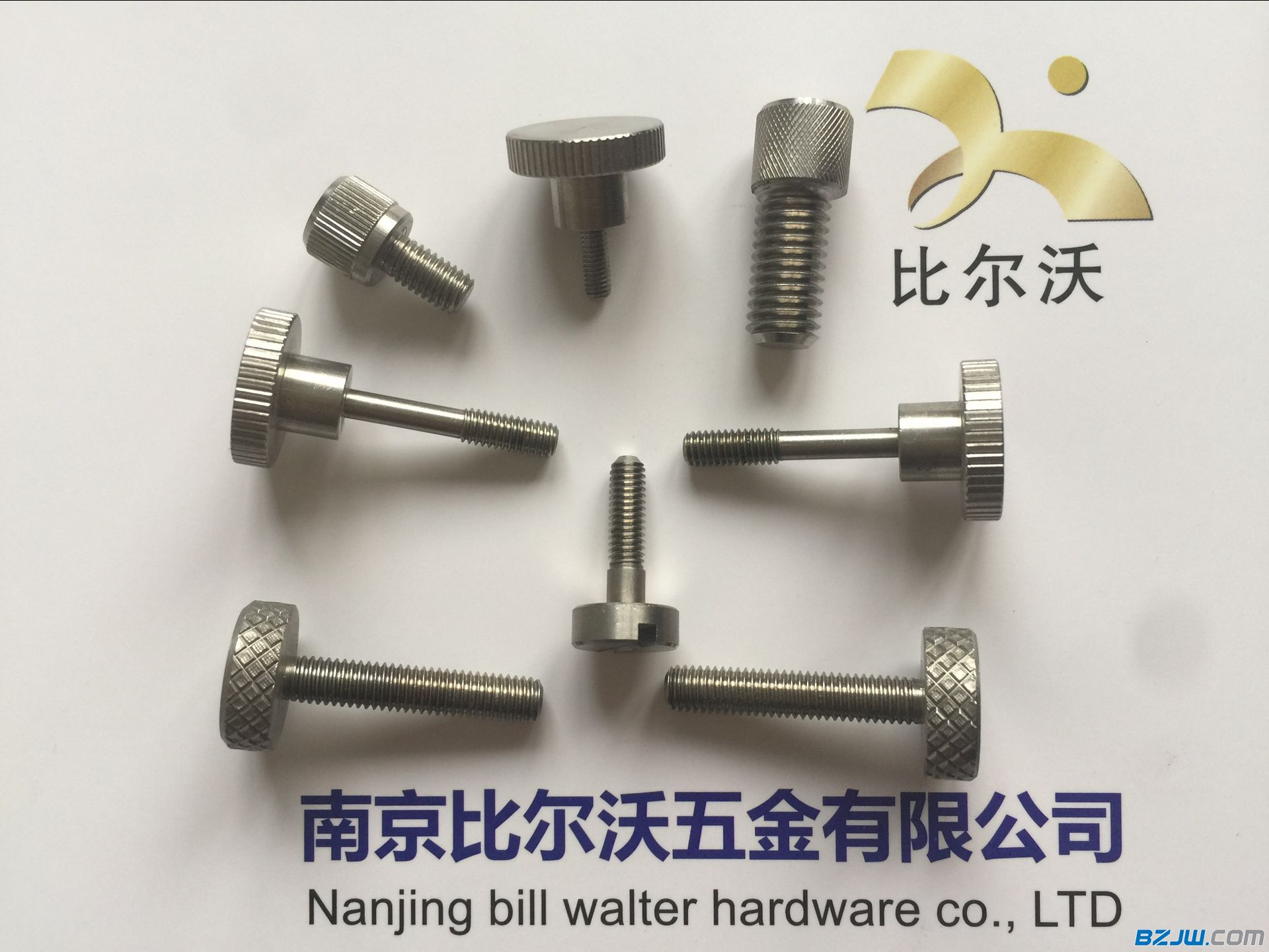 滚花手拧螺钉滚高头螺钉