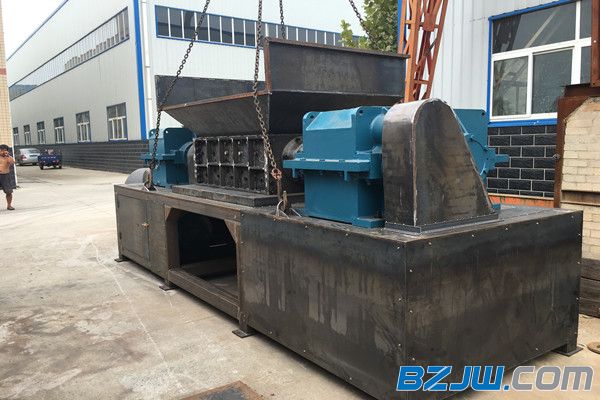 双轴废钢破碎机生产厂家/小型废铁压块破碎机/500型金属撕碎机价格